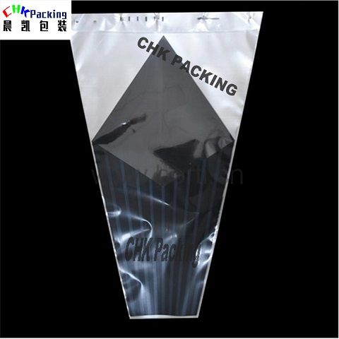 Highly transparent printed flower sleeves /clear plastic flower bag&amp;flower cone