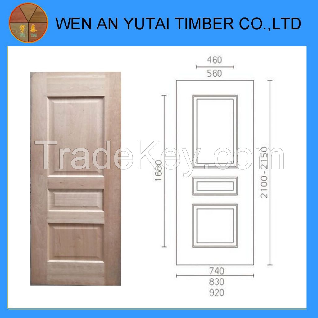  hdf natural wood veneer door skin 