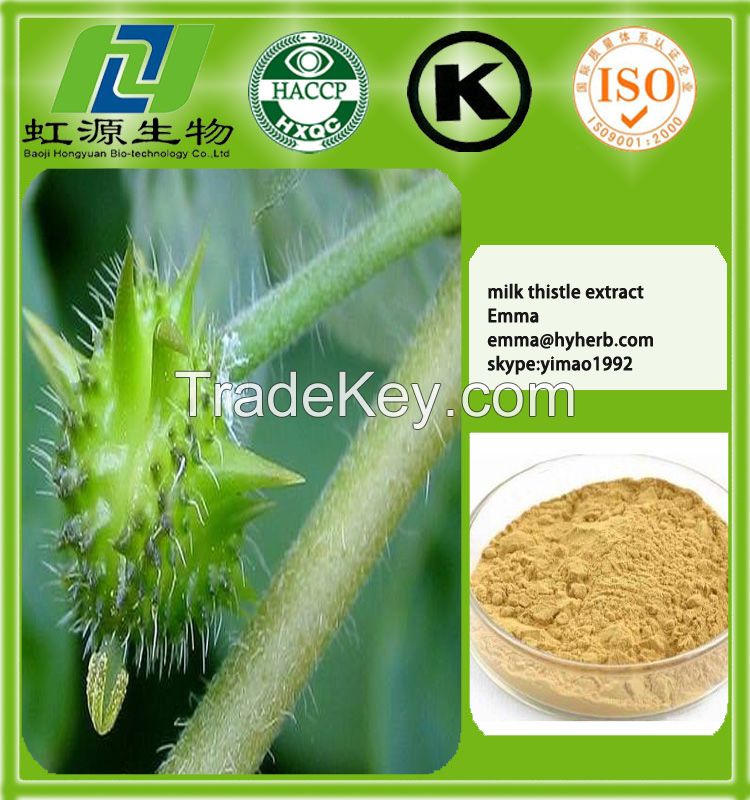 herbal extract milk thistle extract silymarin powder