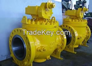 Trunnion mounted ball valve