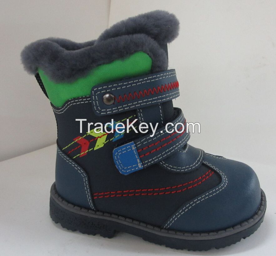 Genuine Leather children boot 