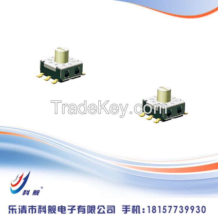 7*7mm Rotary Type ,7.4*7.3*0/3.0 Surface Mount  Rotary Switch