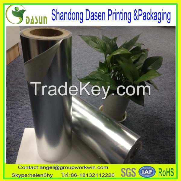 Gold Metallized paperboard Cigarettes Aluminum Foil Paper