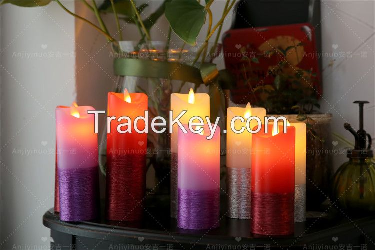 Wedding Favor Novelty Plastic Electronic Dancing Flame Led Candle