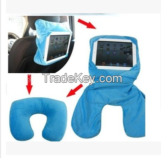 Multifunction U pillow car back cushion neck pillow