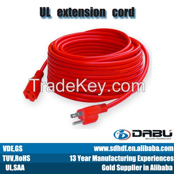 UL SJTW 3*16awg extension cord  