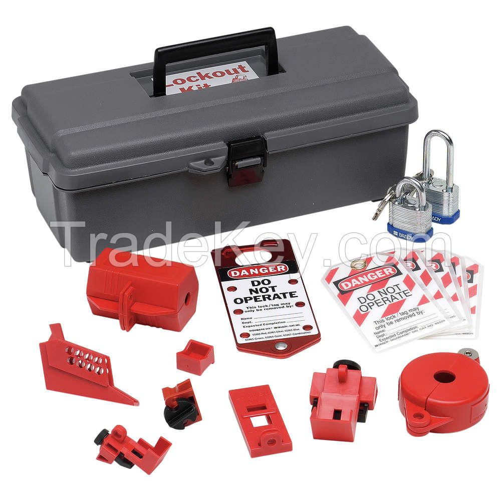 BRADY  65289   Portable Lockout Kit Electrical/Valve