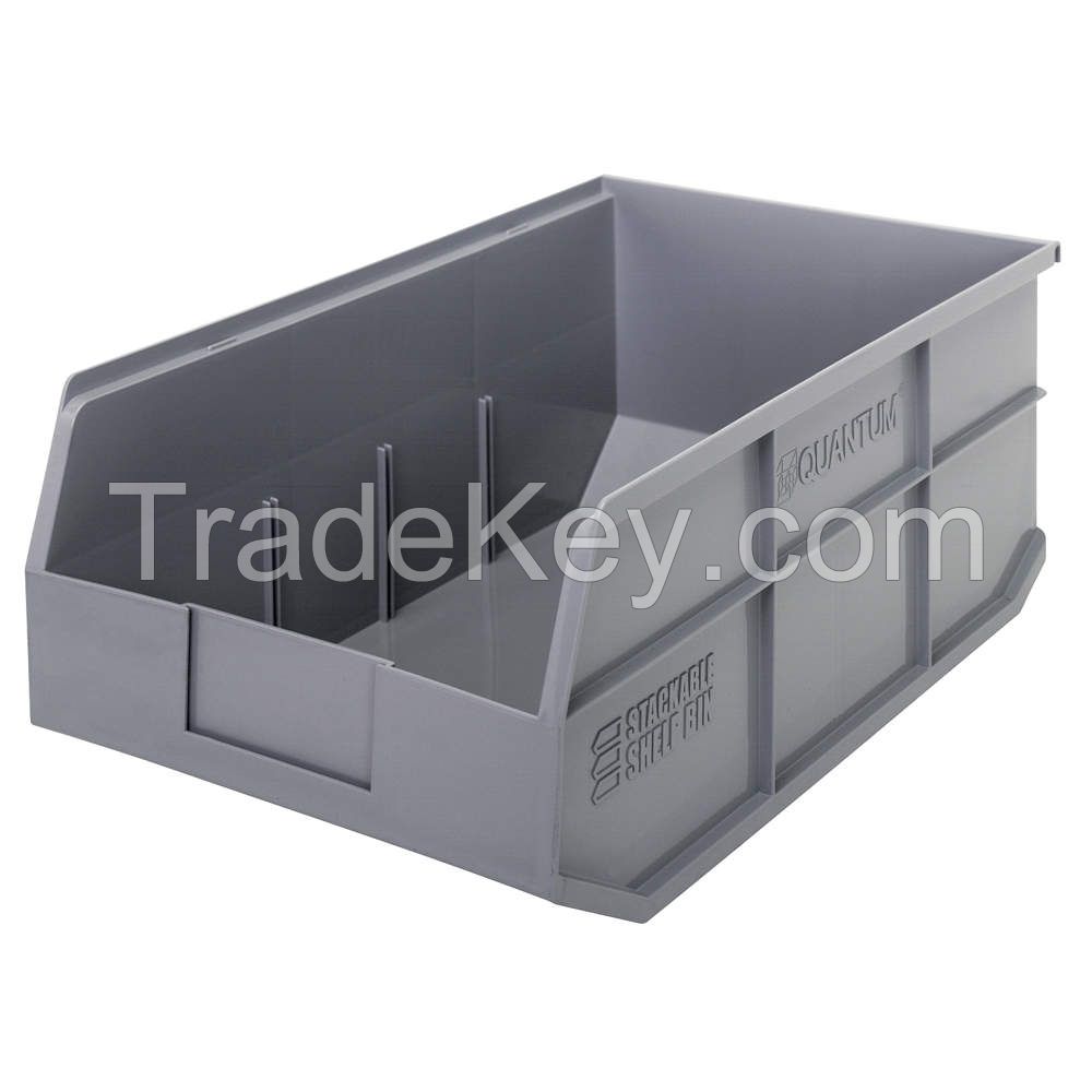   QUANTUM STORAGE SYSTEMS  SSB465GY   G7050 Shelf Bin 11 in W 7 in H Gray