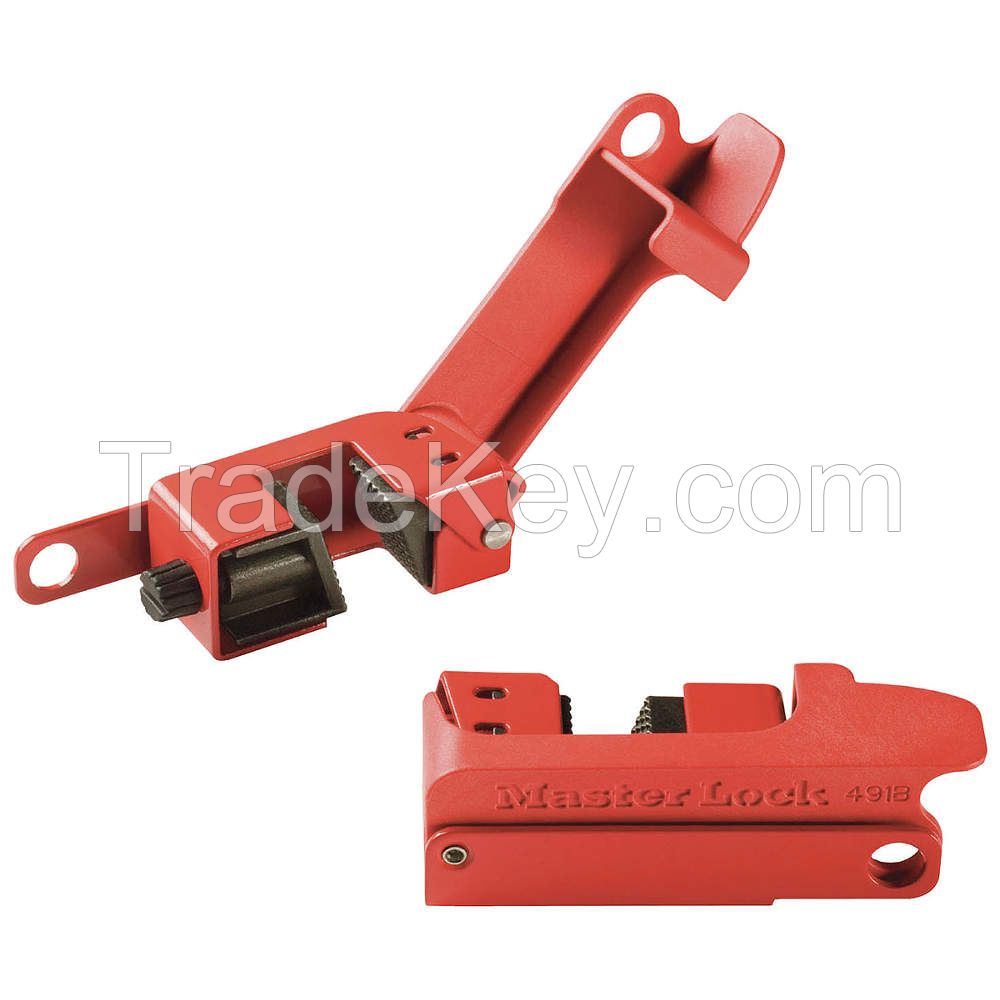   MASTER LOCK  491B    Circuit Breaker Lockout Toggle Steel Red