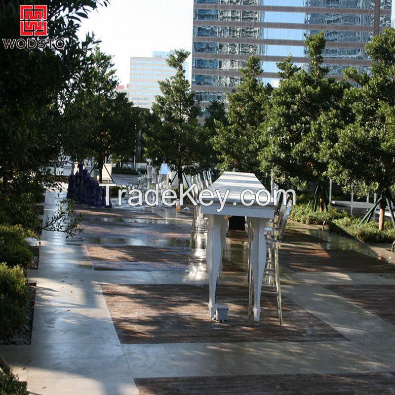 High density reinforced outdoor decorative deck cement board