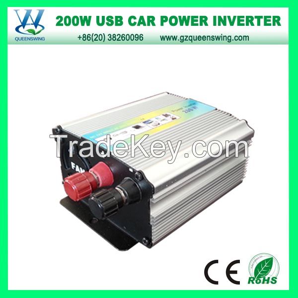 200 Watt Modified Sine Wave Car Power Inverter With USB Port