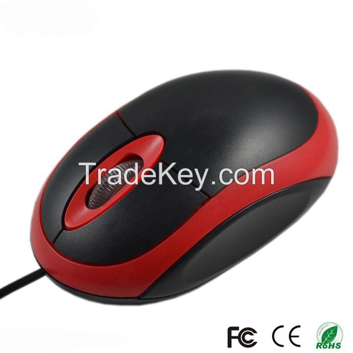 Factory Direct Sale 3D 800DPI USB Surface Wired Mouse