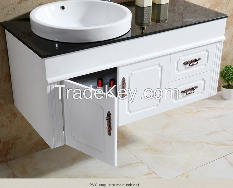 PVC Bathroom Cabinets in European Classical Style