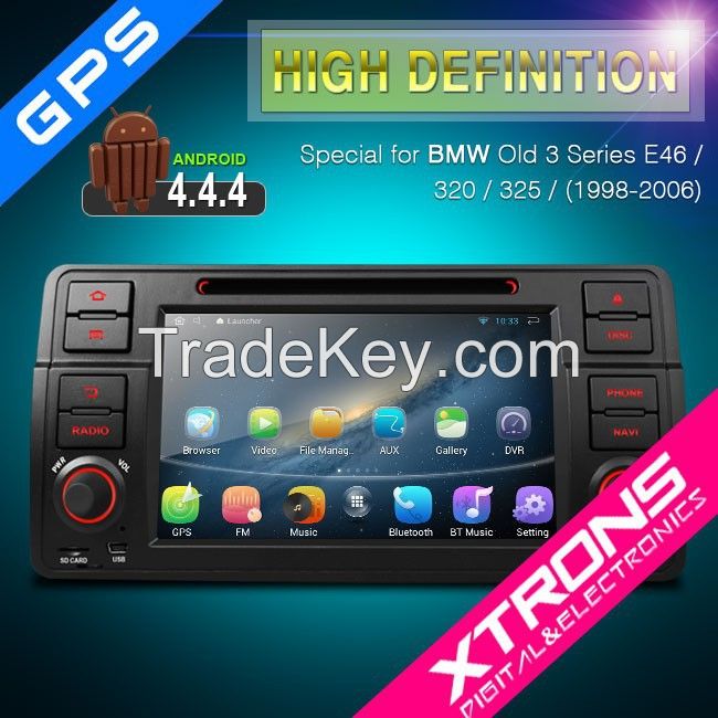 New!!!-7&quot; Android 4.4.4 Multi-touch Screen GPS Bluetooth OBD2 WIFI Car DVD Player Special For BMW Old 3 Series E46/320/325