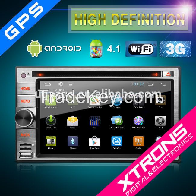 6.2&#039;&#039; Multi-touch Screen 1080P Wifi Double Din Car DVD Player