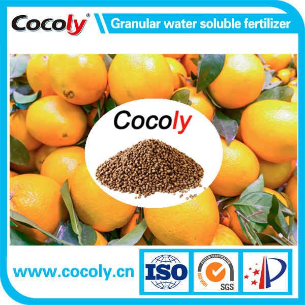 Cocoly organic fertilizer full solubility granular shape