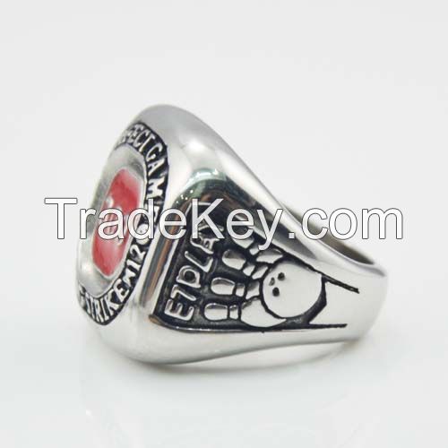  Popular rings Red Number 300 Skull Biker