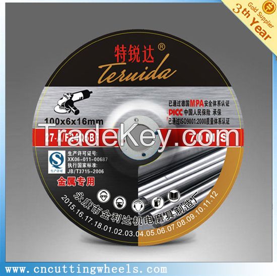 Safe durable sharp diamond grinding wheel for carbide