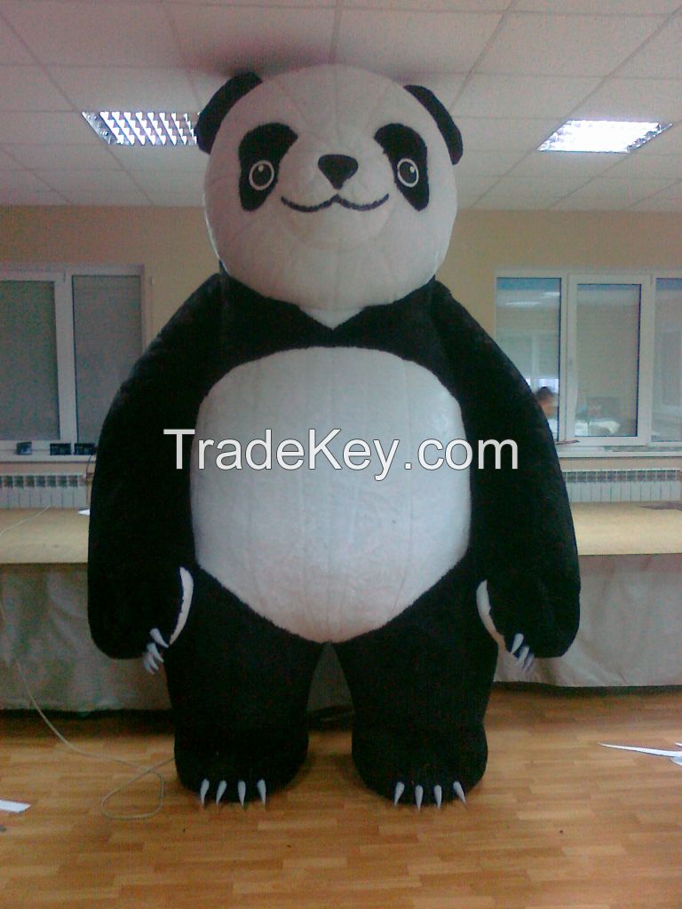 Inflatable 3 meter Panda for weddings, birthdays, advertising