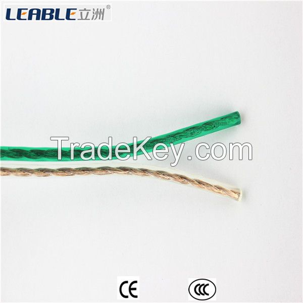 transparent speaker cable