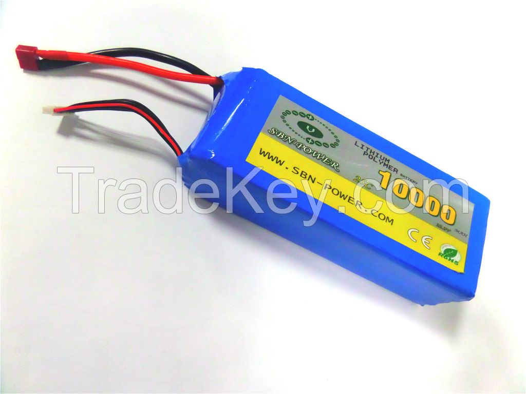 10000mah 25c 6s/22.2v SBN POWER