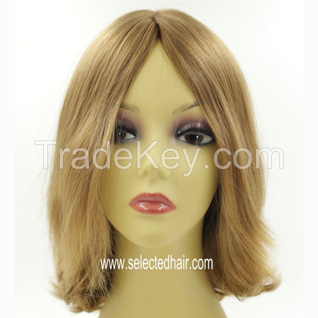 Stock European hair jewish wig