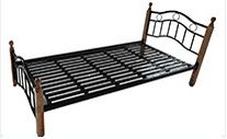 Metal single bed