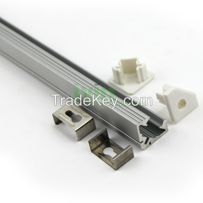 Aluminium LED Profile 90 Degree corner LED profile LED strip light profiles