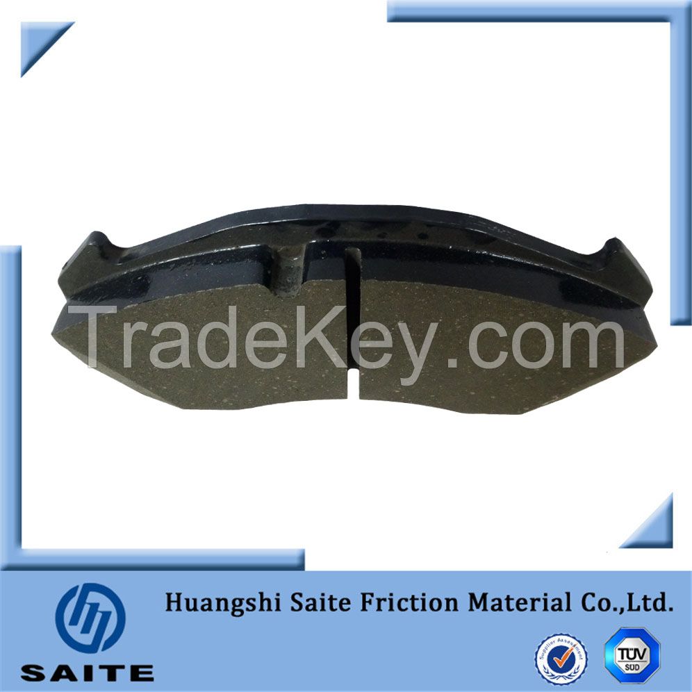 stable friction coefficient brake pad brake disc for Kassbohrer S300NC