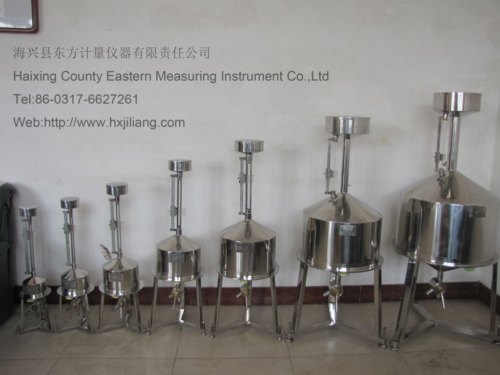 standard stainless metal measuring tank,can for oil or fuel