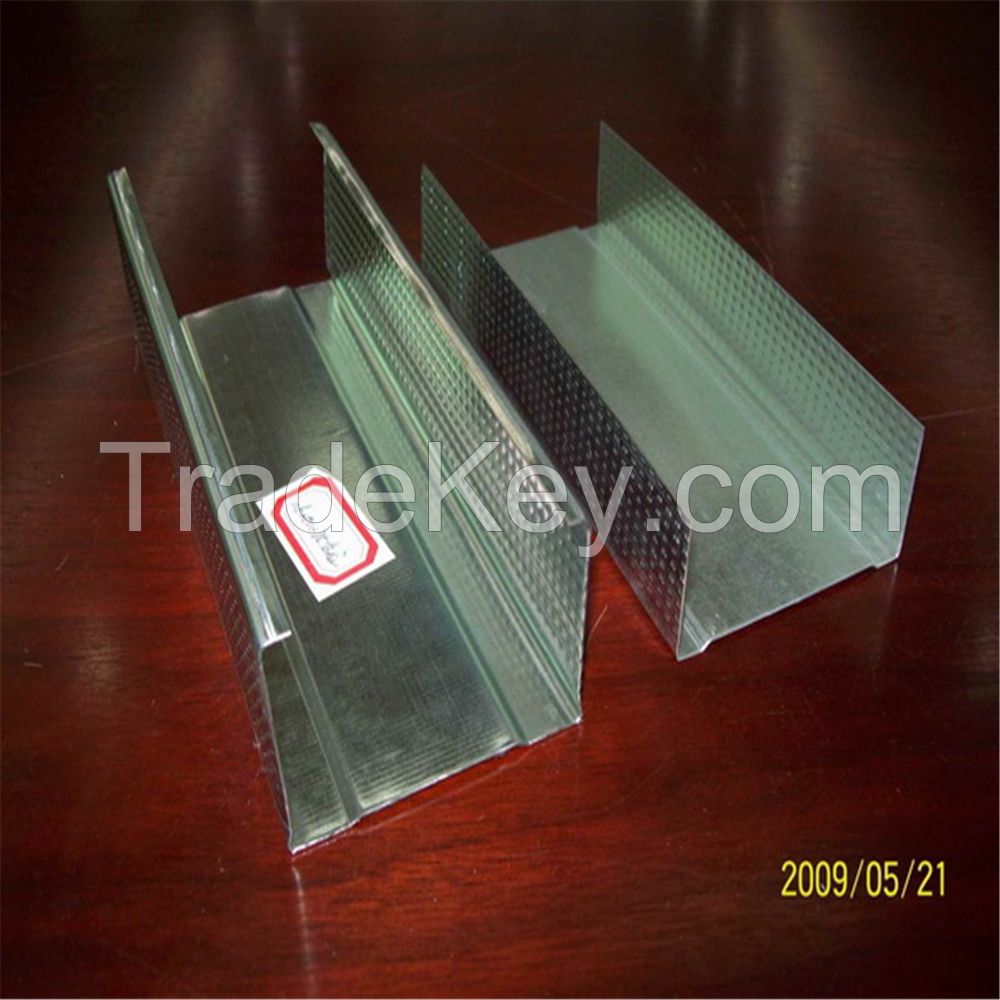 Metal Building Decoration Metal Stud And Track For Drywall Partition