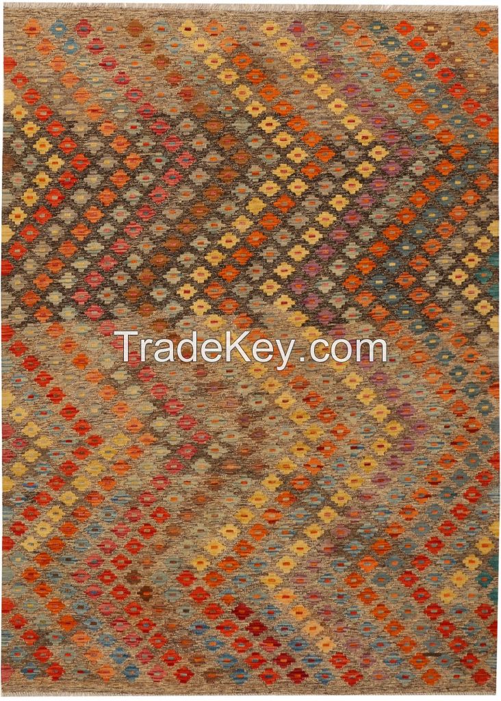 Afghan Oriental Hand-knotted Chobby Kilim Rugs Wholesale