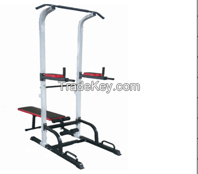 EXERCISE GYM FITNESS TOWER KNEE LEG AB DIP STATION PULL UP BAR CJ-5005