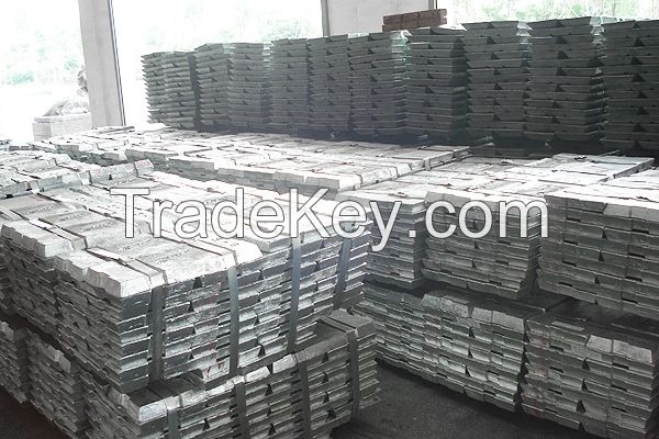 SHG / HG Zinc Ingots 99.995% or 99.99%