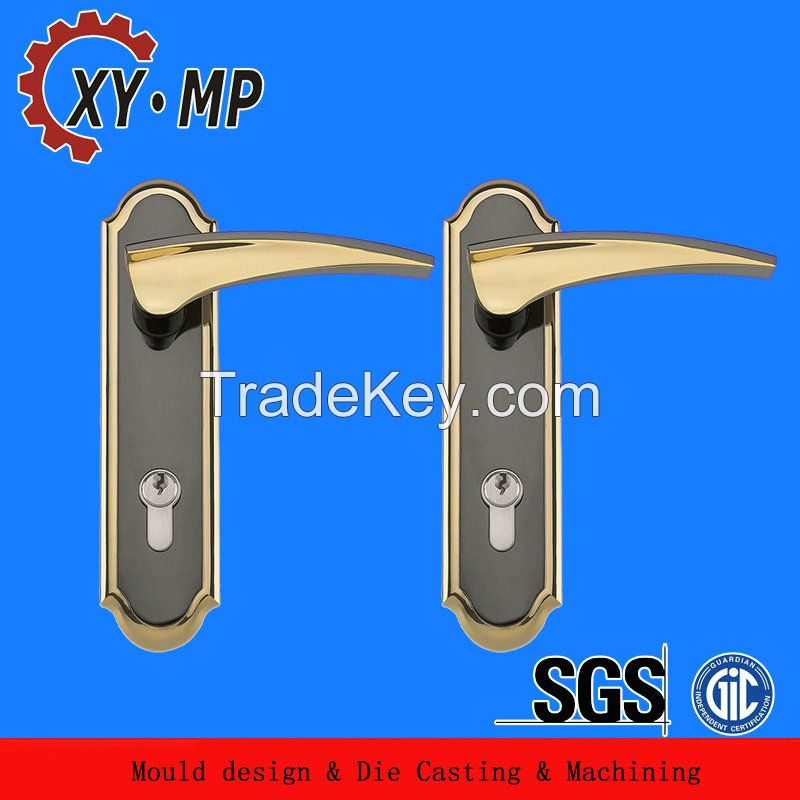 Custom made various design diecasting zamak safe door lock parts