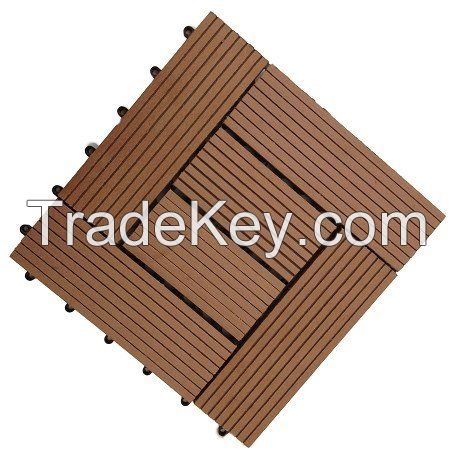 Waterproof wpc decking tiles