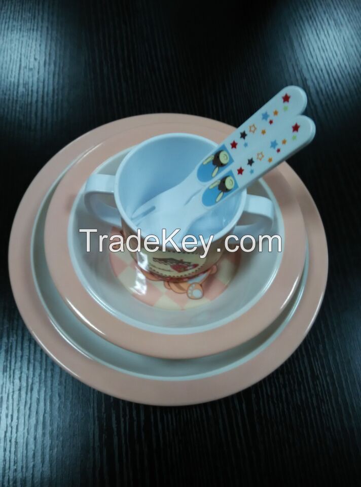 Eco-friendly children dinnerware set factory audit supplier