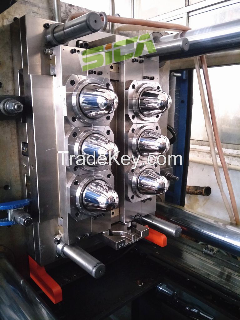  6cavity 120mm 95g hot runner PET Jar preform mould