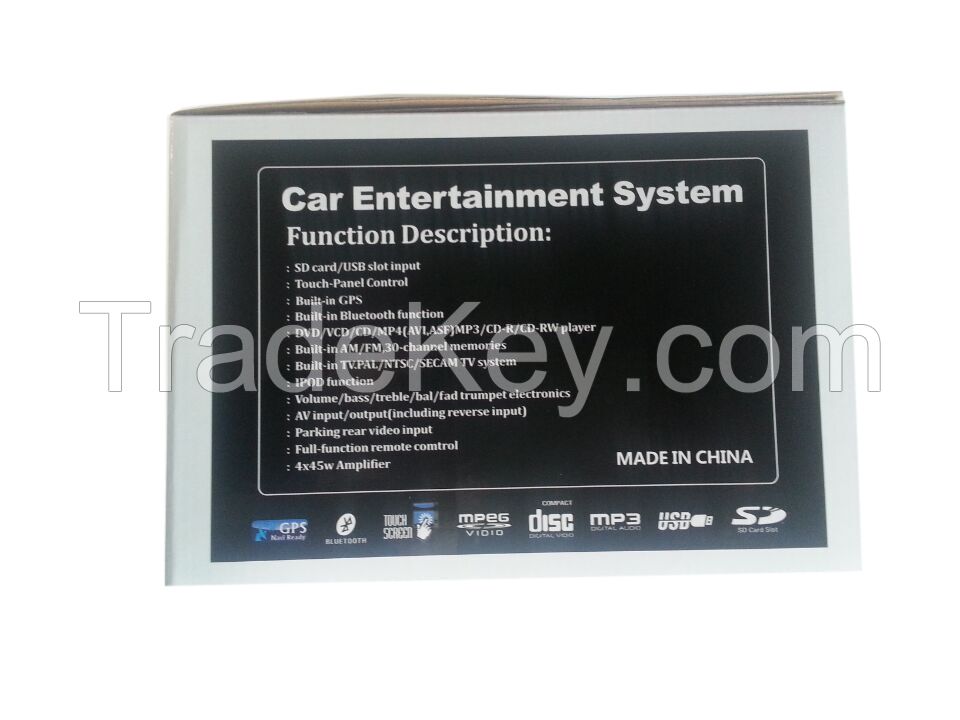 7 inch HD 2 DIN Car DVD Player with Build-in GPS Navigation/Bluetooth/Audio/Radio (Volkswagen Magotan)