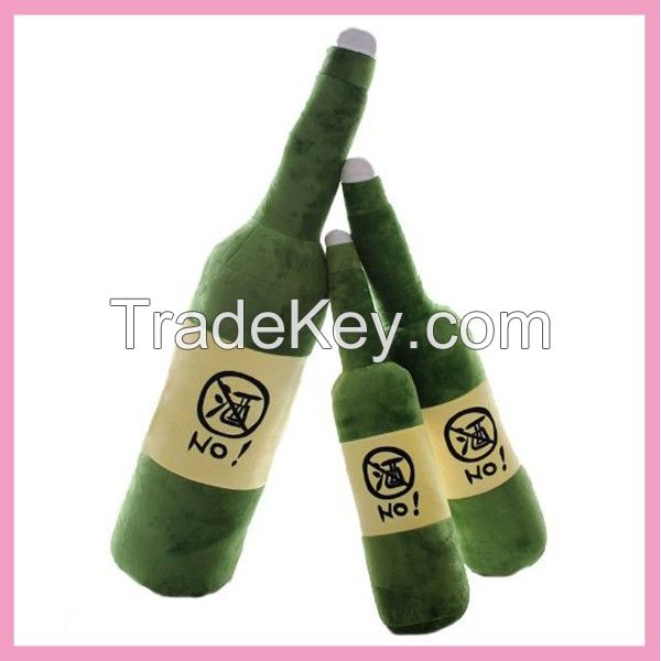 OEM Beer Bottle Shaped Car Pillow