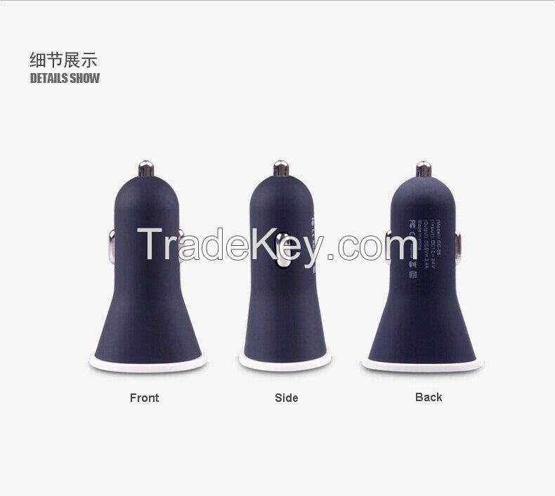 RCC-01 2.1A Dual USB Mobile Car Charger