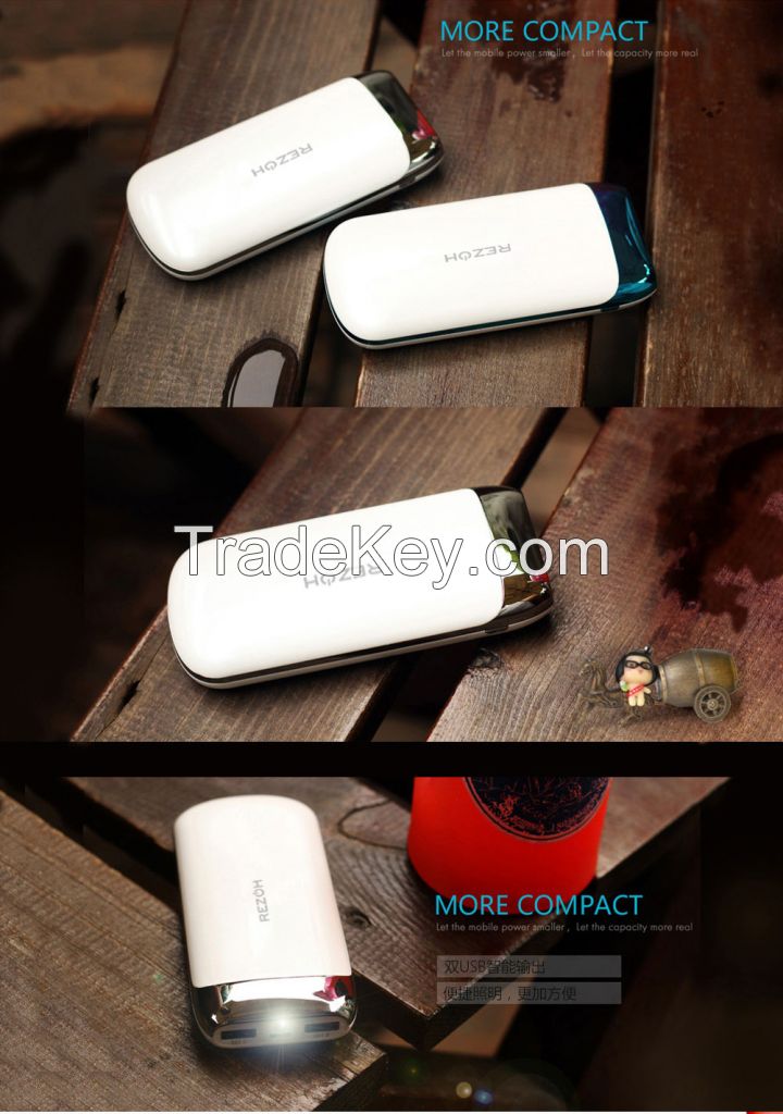 RPB-08 10000mAh Dual USB Polymer Power Bank