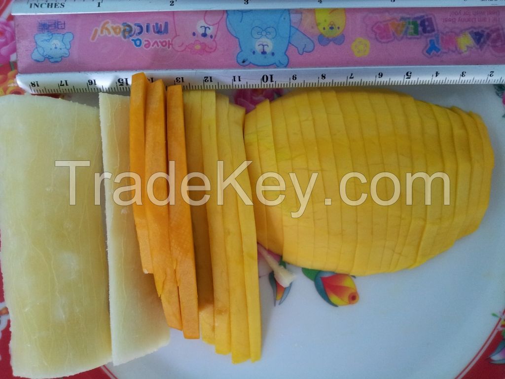 frozen mango, mango half, mango custom