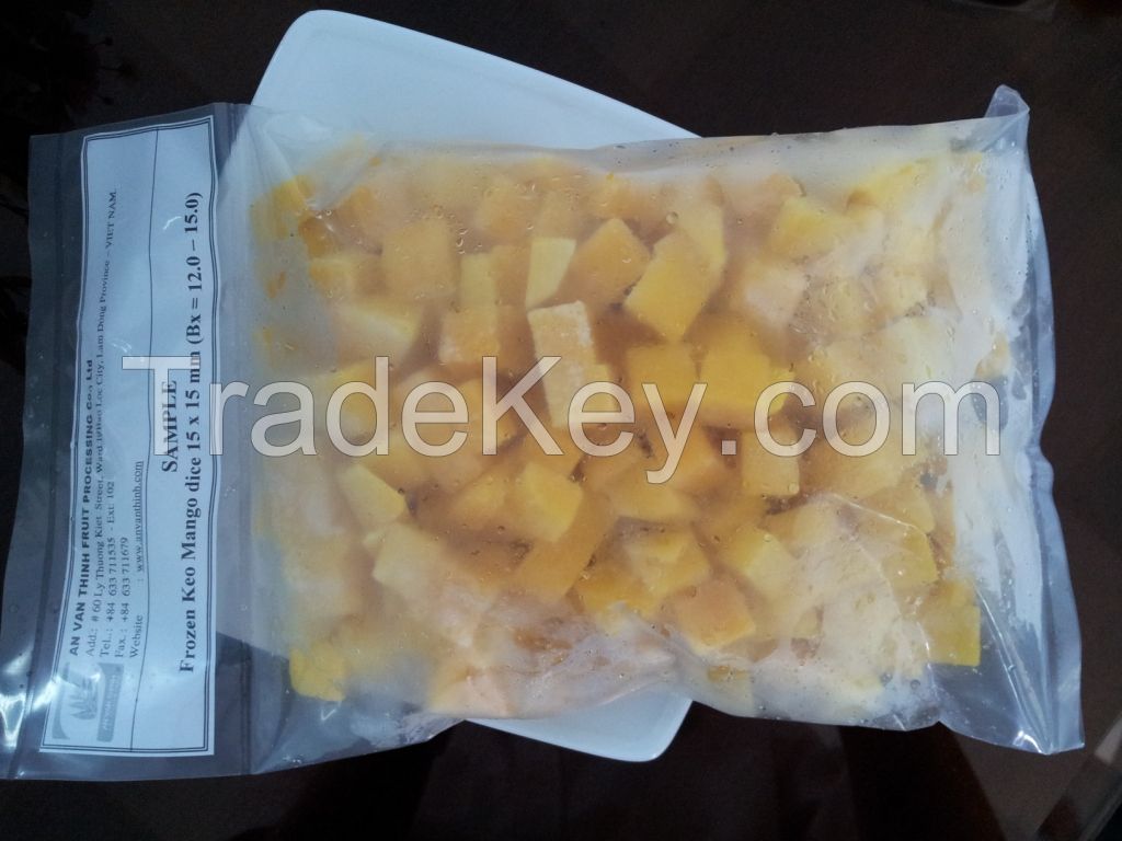 frozen mango, mango half, mango custom