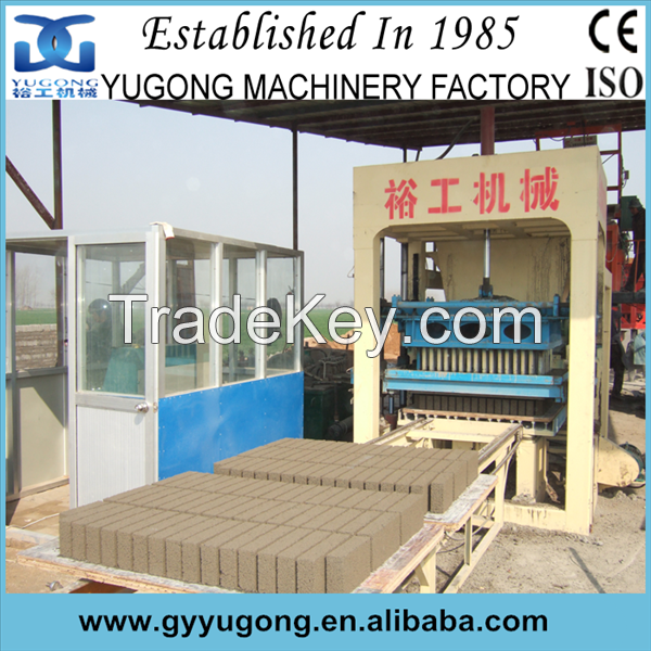 Yugong automatic cement/concrete/fly ash brick making machine