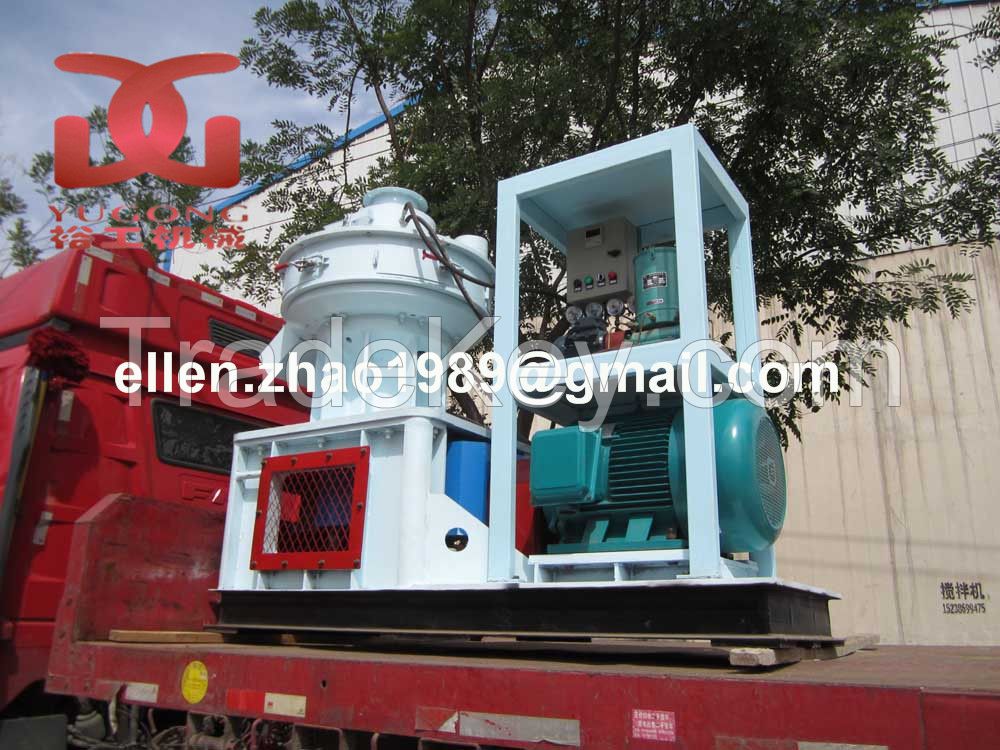 Yugong Efficienct centrifugal ring die Wood Pellet Machine, CE Wood Pellet Mill