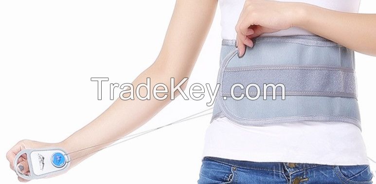 medical hand pull line double nylon lumbar back belt support brace