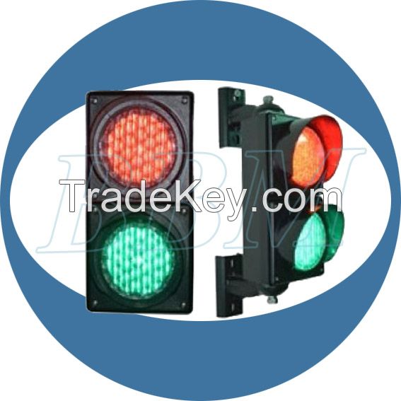 100mm stop go 2 aspects traffic light dual lens