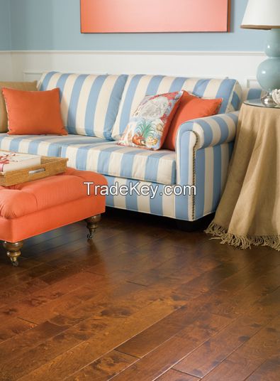 SOUTHWEST COLLECTION - Affordable 5-inch Hand Scraped Birch Hardwood Flooring