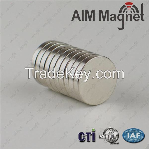 Shenzhen Nickel Coated Rare Earth Magnet N35 Disc Magnet